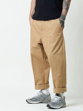 Merz b. Schwanen Relaxed Fit Chino, Khaki - 6 (L)